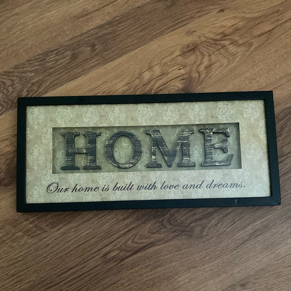 Black Framed Home Wall Art